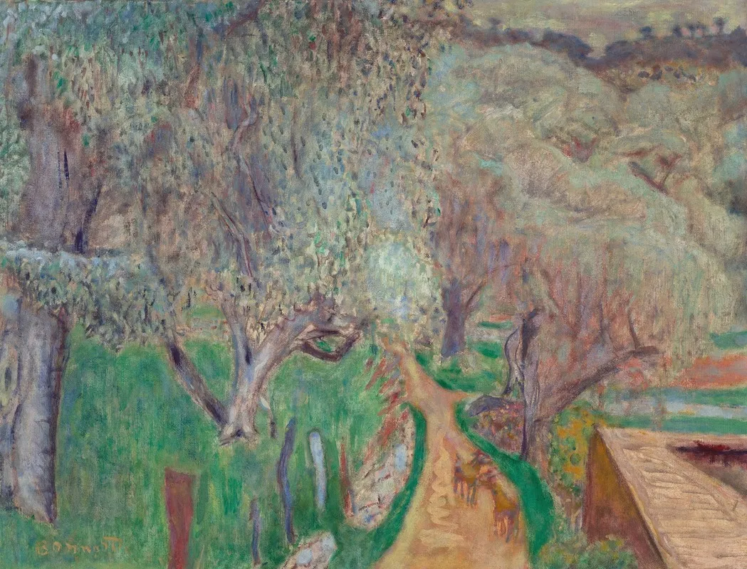 Paysage clair ou Oliviers à Cagnes (1922)
