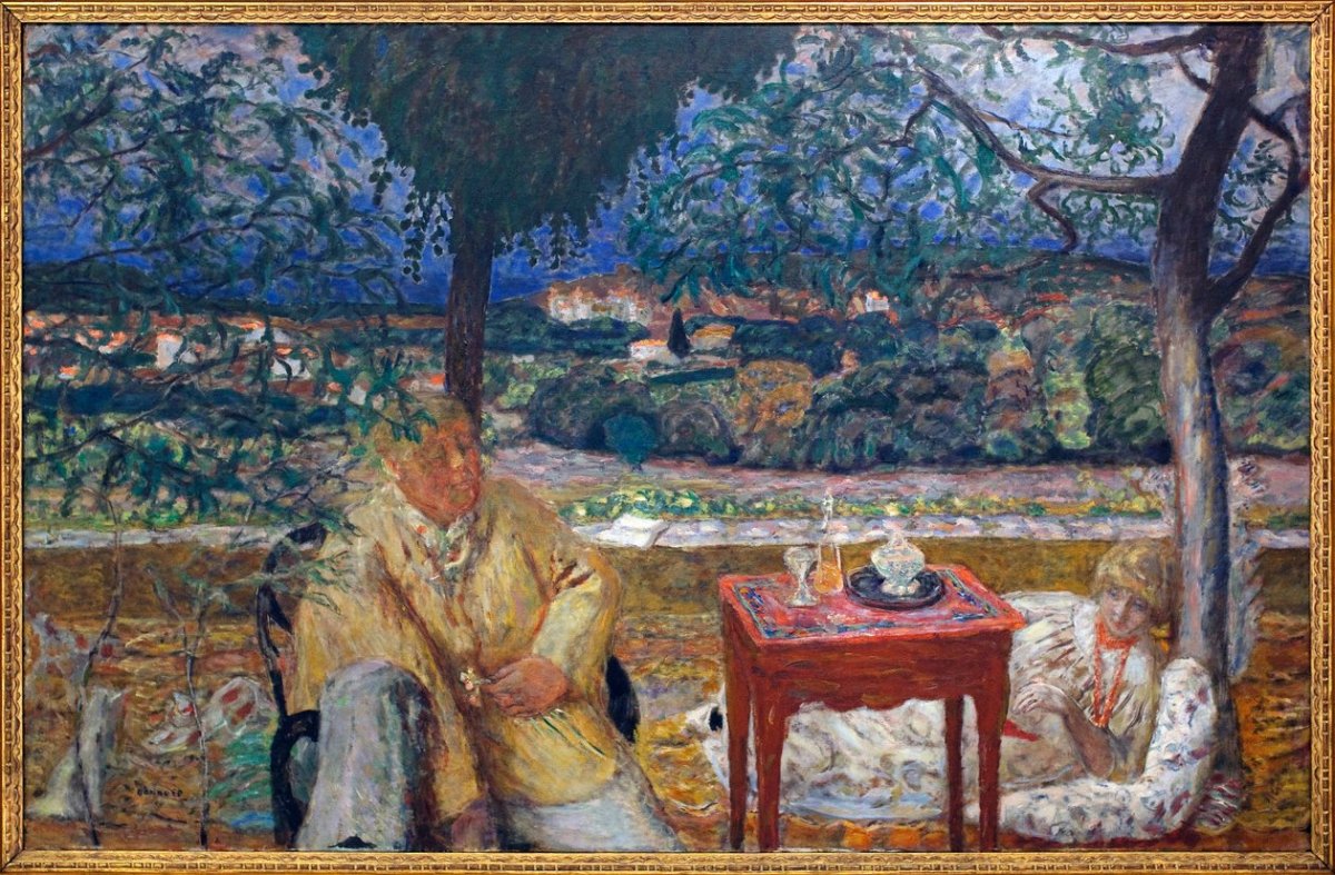 Dans le jardin (conversation en Provence) 