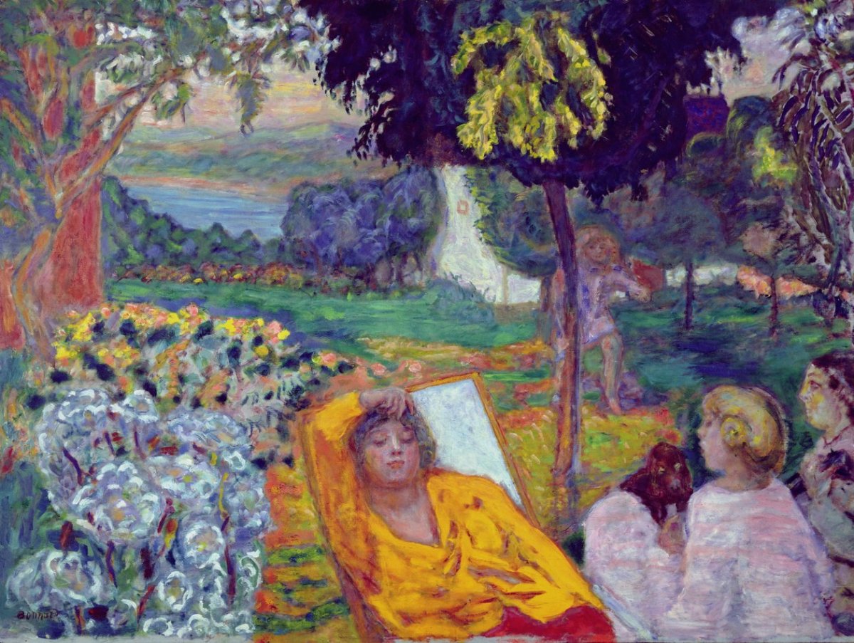 Soirée (ou sieste ou dans un jardin du sud) 1914