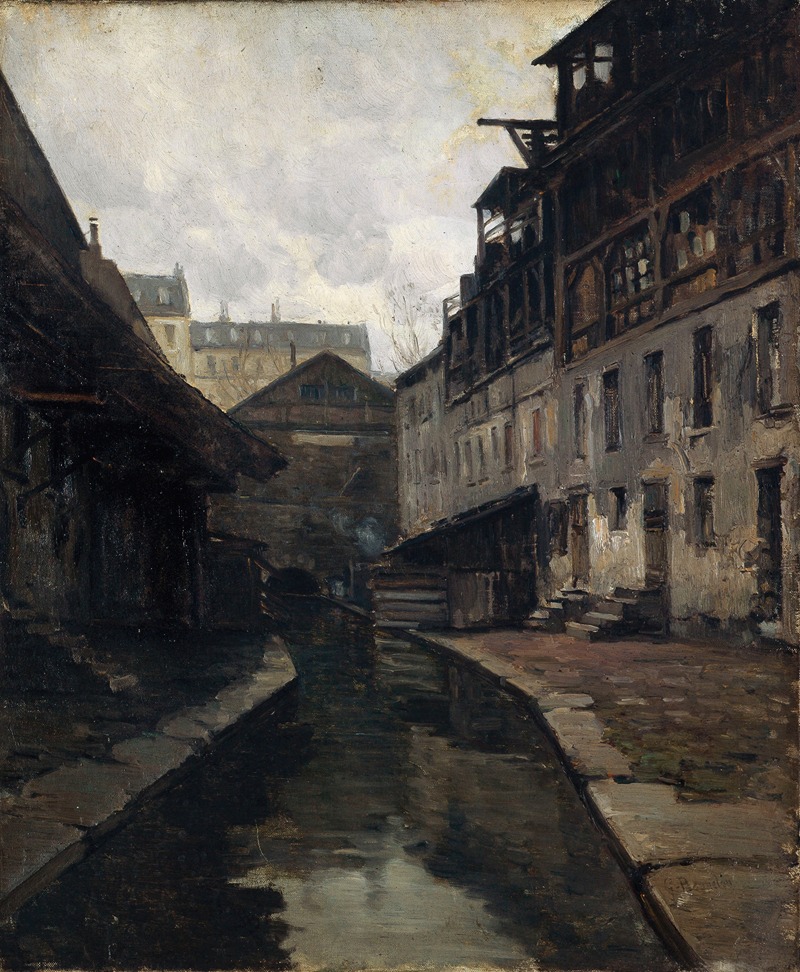 La Bièvre, entre la rue Pascal et la rue Broca (1900)
