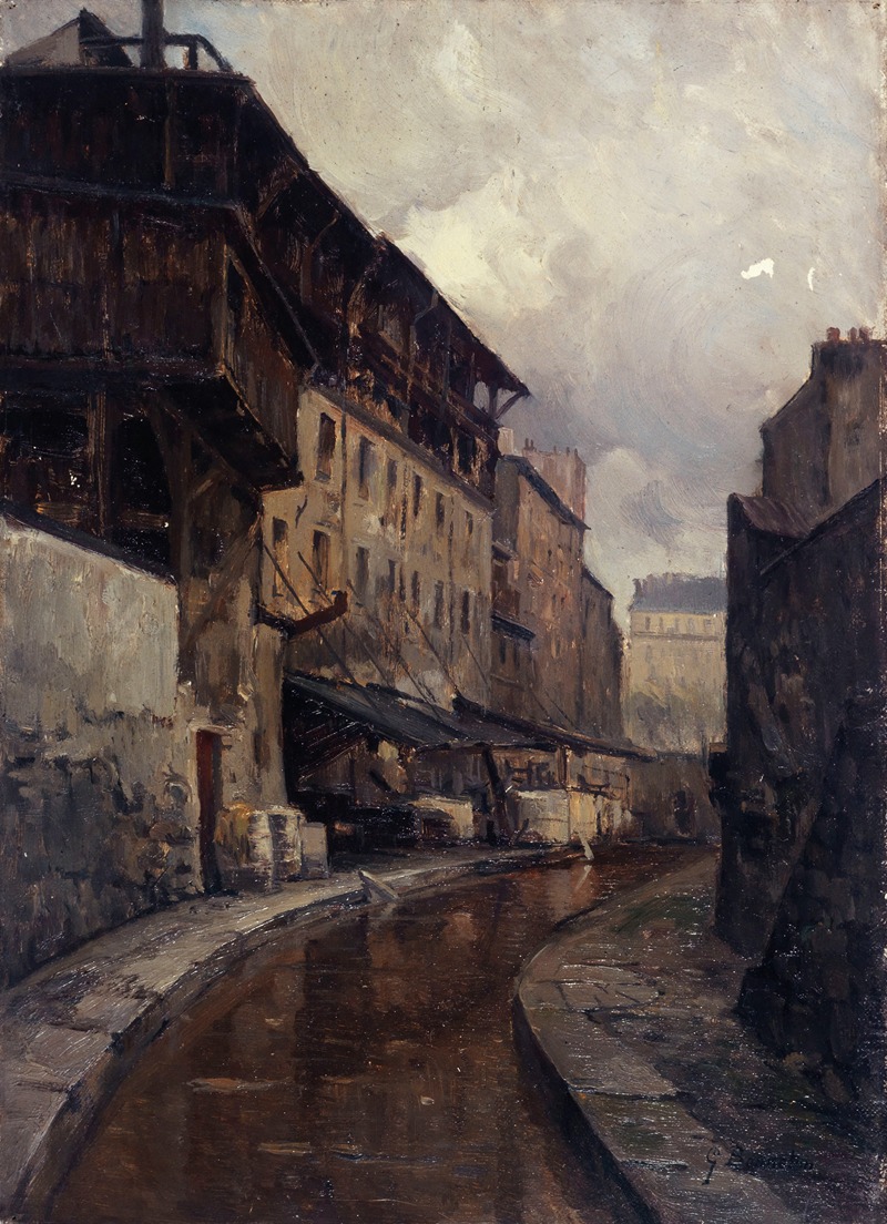  La Bièvre, rue de Valence (1900)