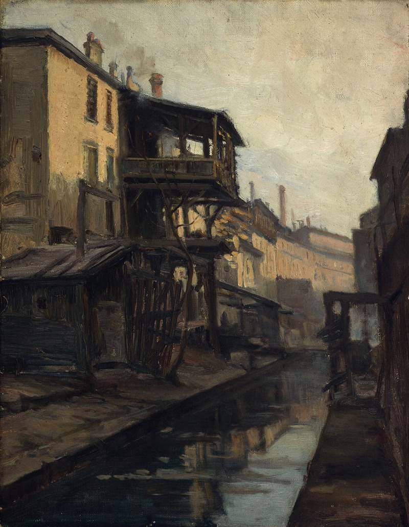  La Bièvre, rue des Cordelières (1900)