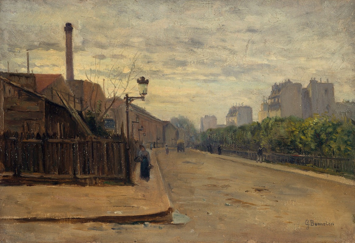 La rue Auguste-Cain (1900)