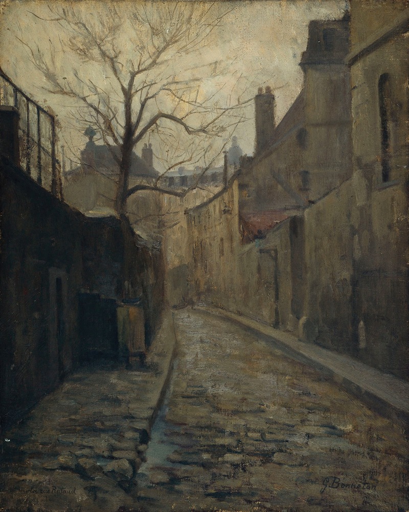 La rue Rataud (1900)