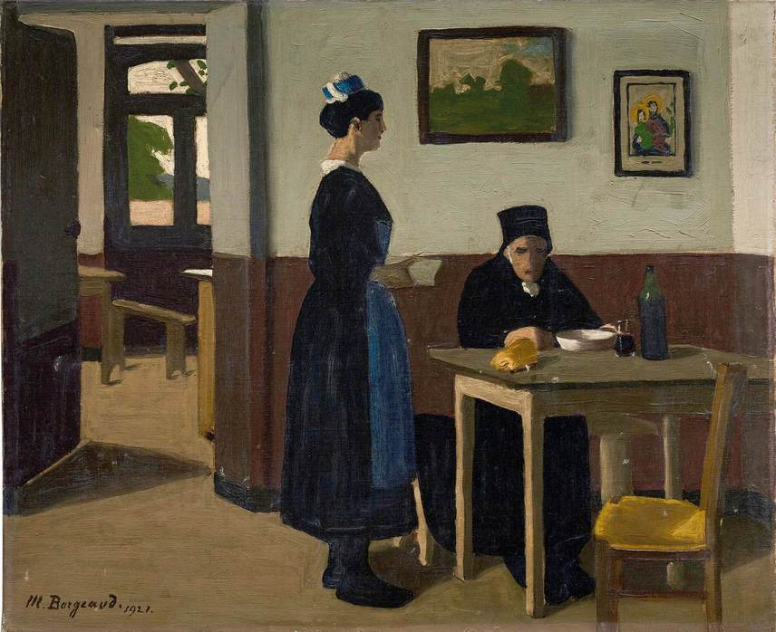 La table verte, 1921, huile sur toile, 61 x 50 cm