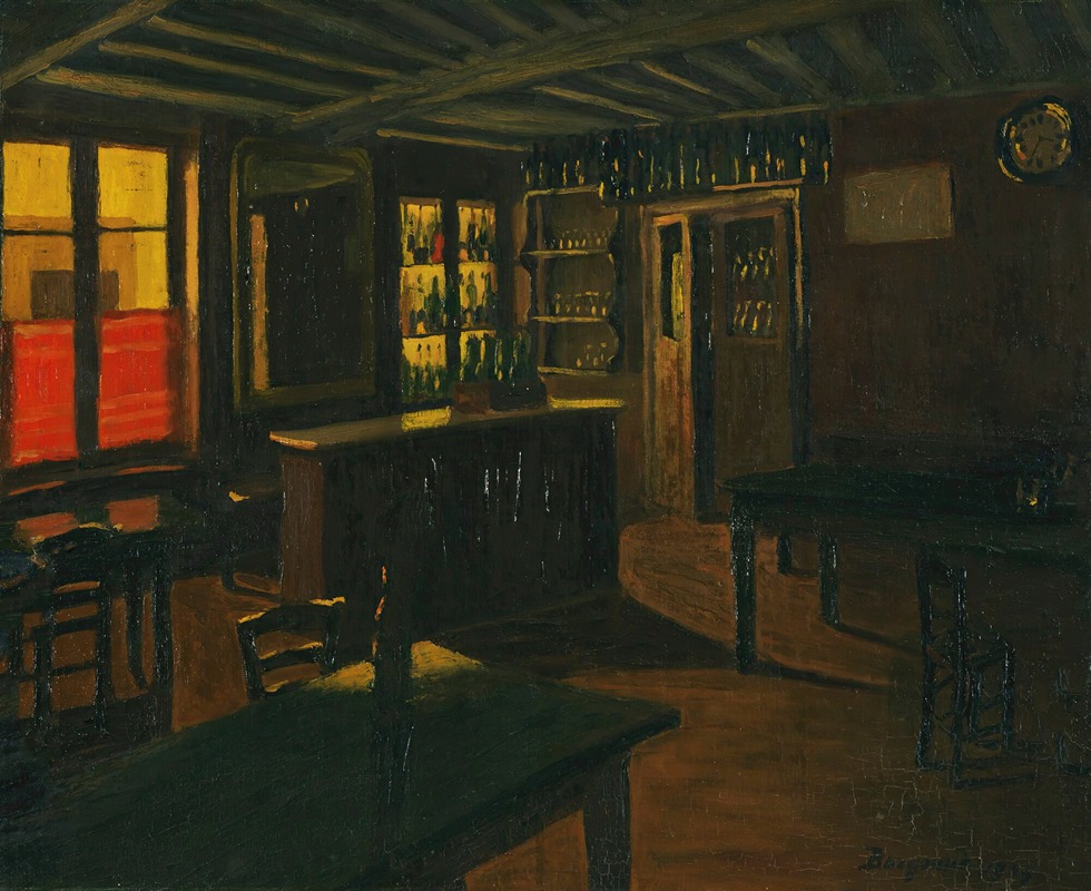 Buvette de La Croix-Vert à Moret (1909)