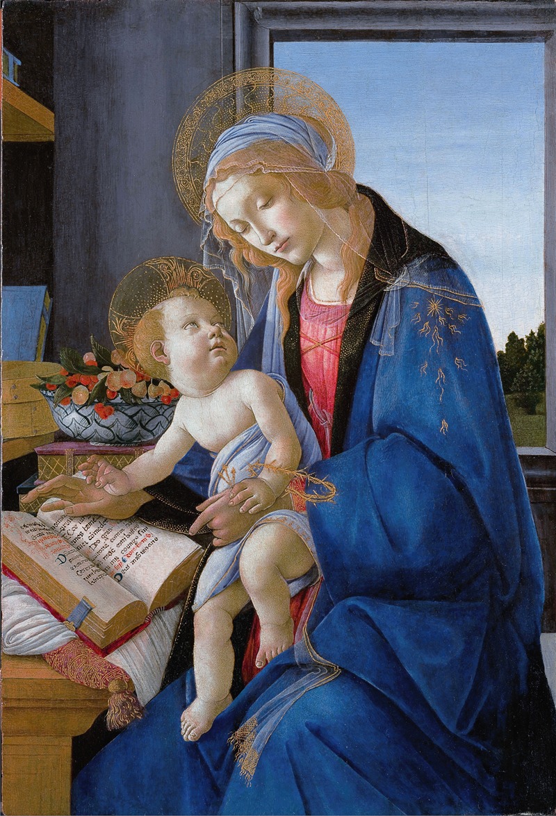 La Vierge à l'Enfant (La Madone du Livre) (1480)