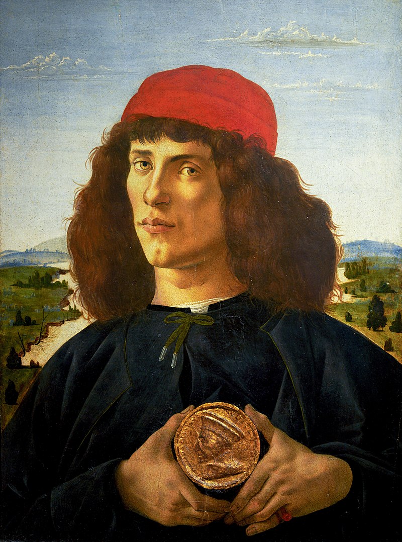 Portrait d'homme avec médaille de Cosme l'ancien