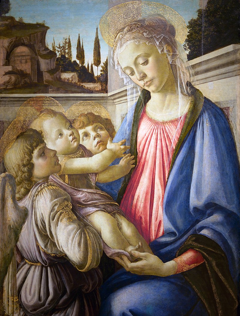 Vierge à l'Enfant avec deux anges, Capodimonte, Naples