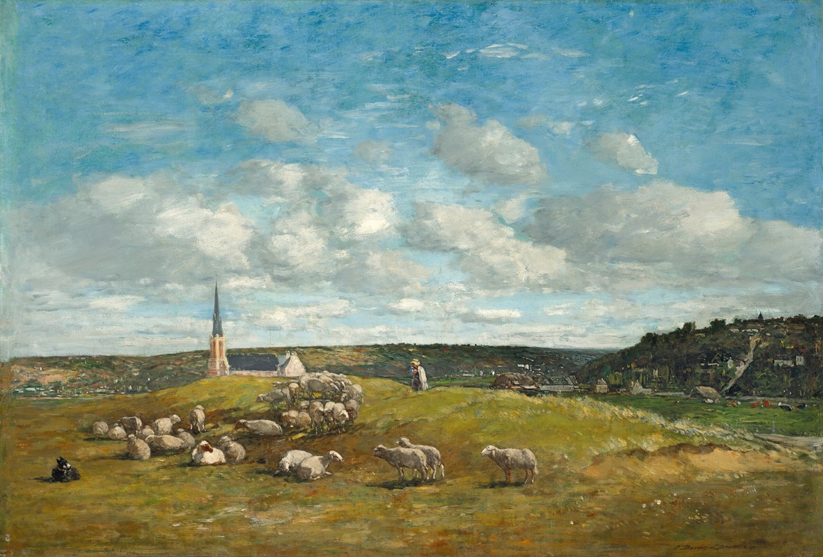 Paysage aux environs de Deauville (1870-74)