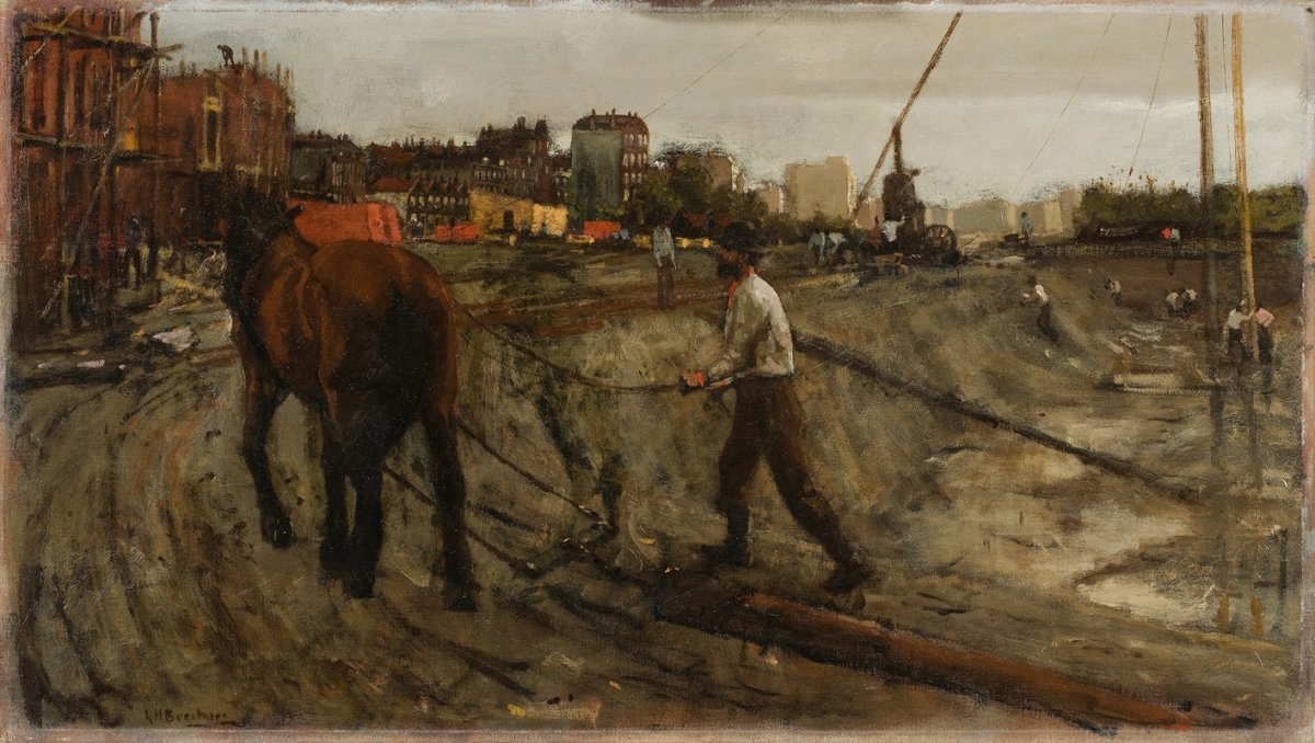 Site de construction (vers 1900)