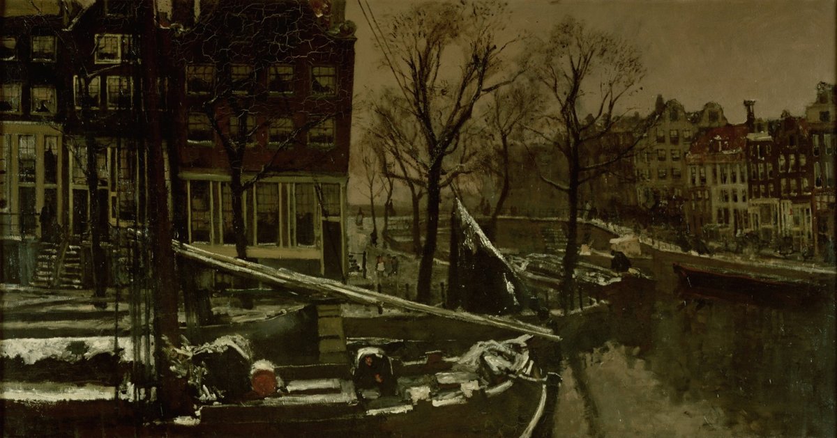 Hiver à Amsterdam (vers 1900 - vers 1901)
