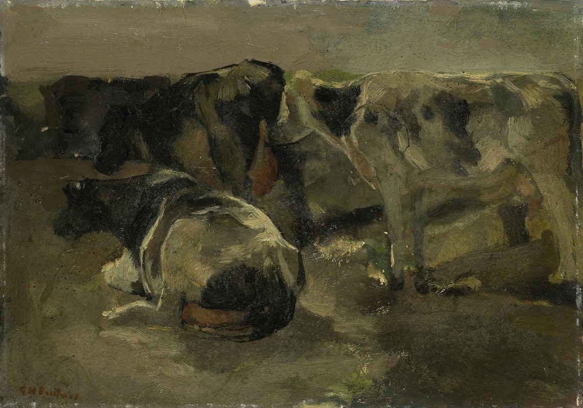  Quatre vaches (vers 1880 - vers 1923)
