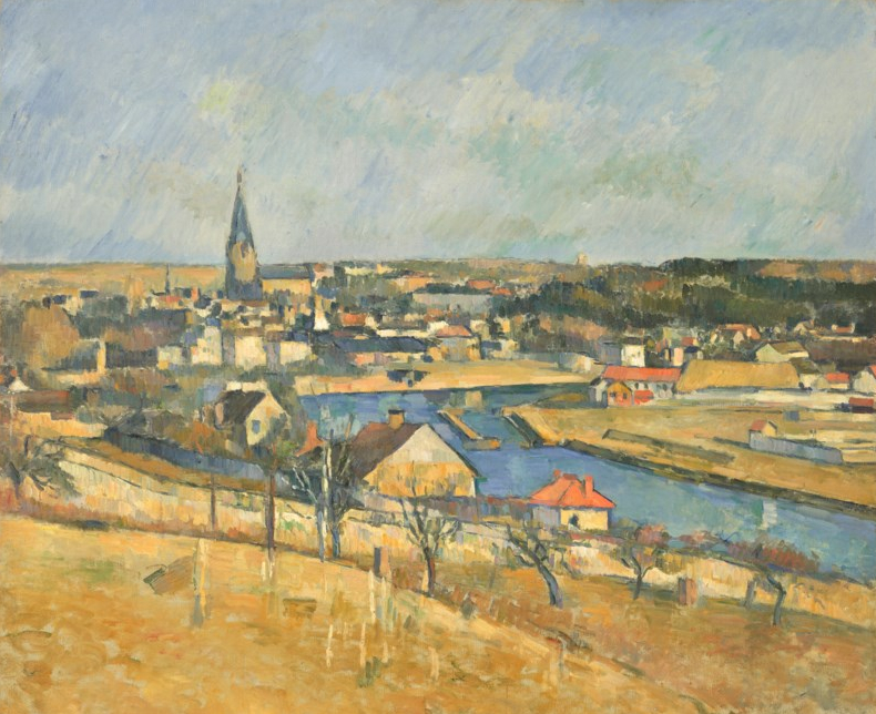 Melun vu depuis Le Mée-sur-Seine