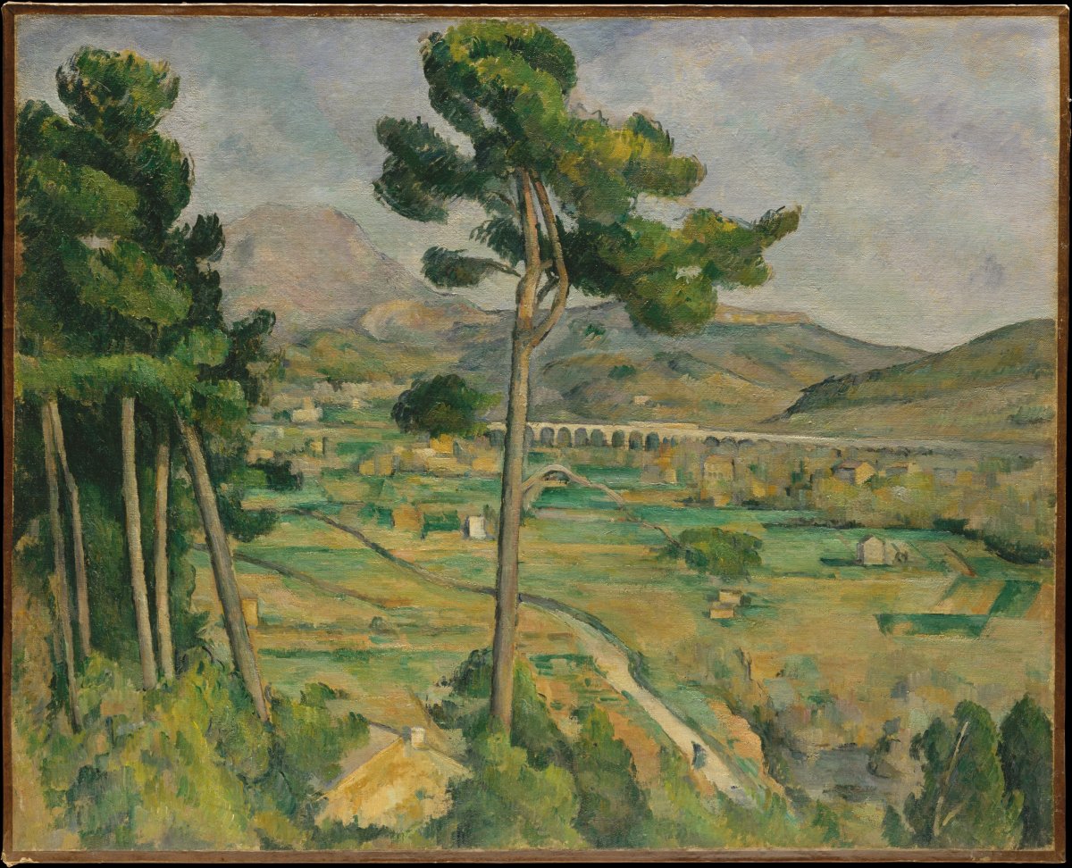 La Montagne Sainte-Victoire vue de Montbriand, vers 1882 - 1885