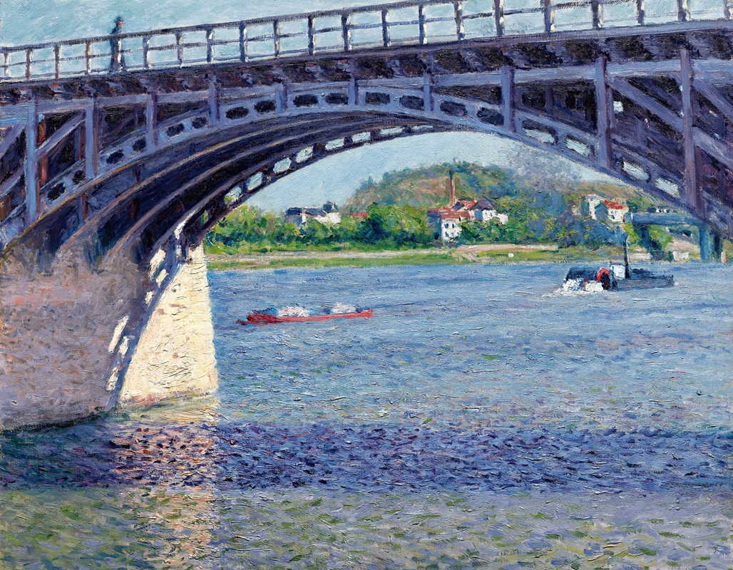 Le Pont d’Argenteuil et la Seine (environ 1883)