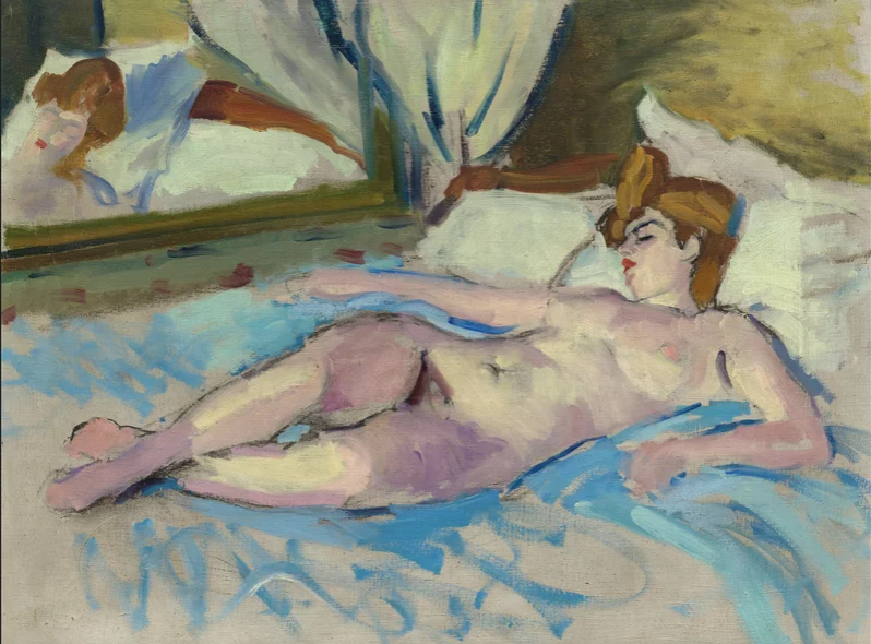 Nu couché au miroir, 1904
