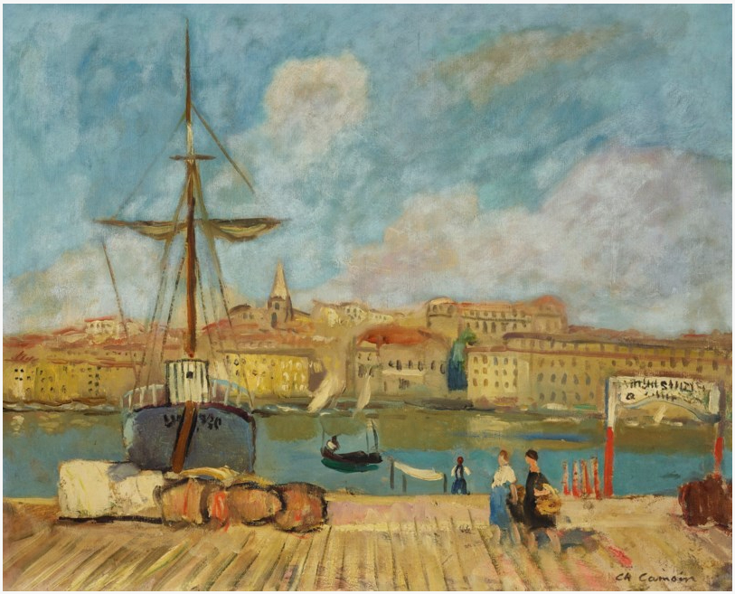 L'embarcadère du ferry-boat à Marseille, 1926