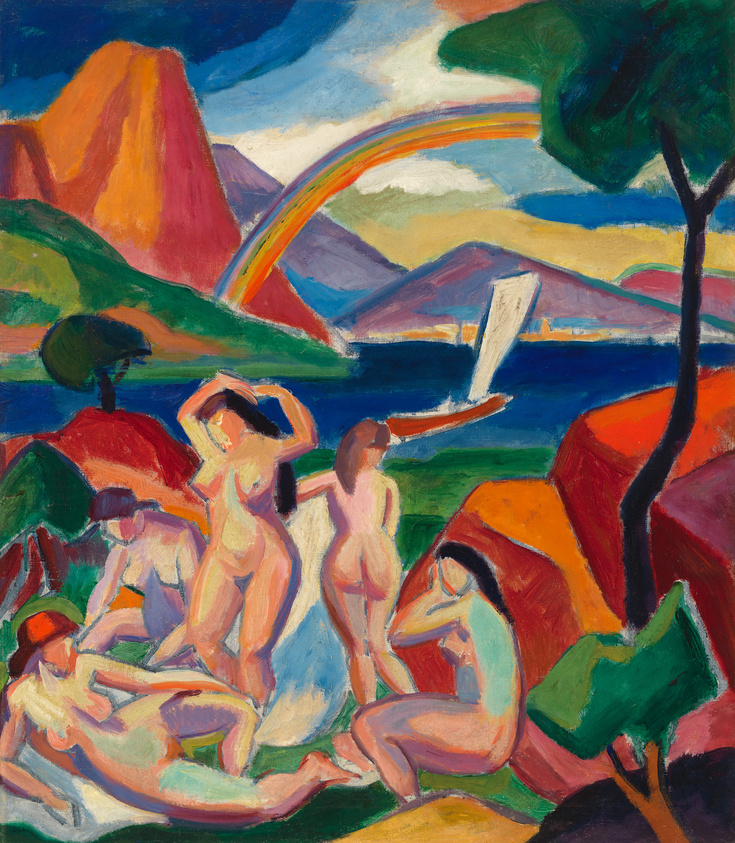 Sans titre (baigneuses), vers 1917