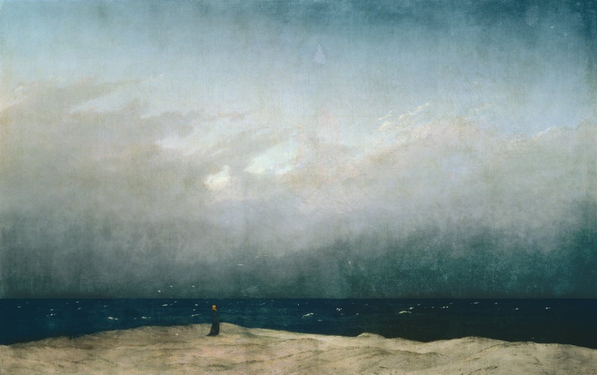Moine au bord de la mer, 1808