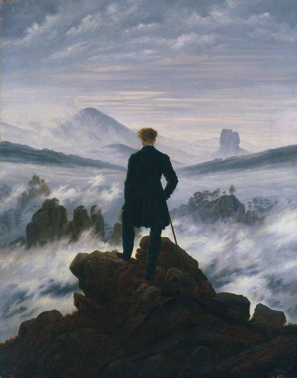 Le Voyageur contemplant une mer de nuages (1818)