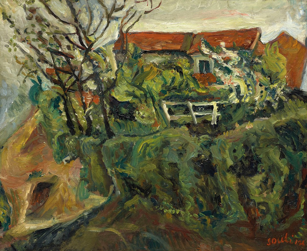 Maisons dans la campagne, env. 1918-1919 