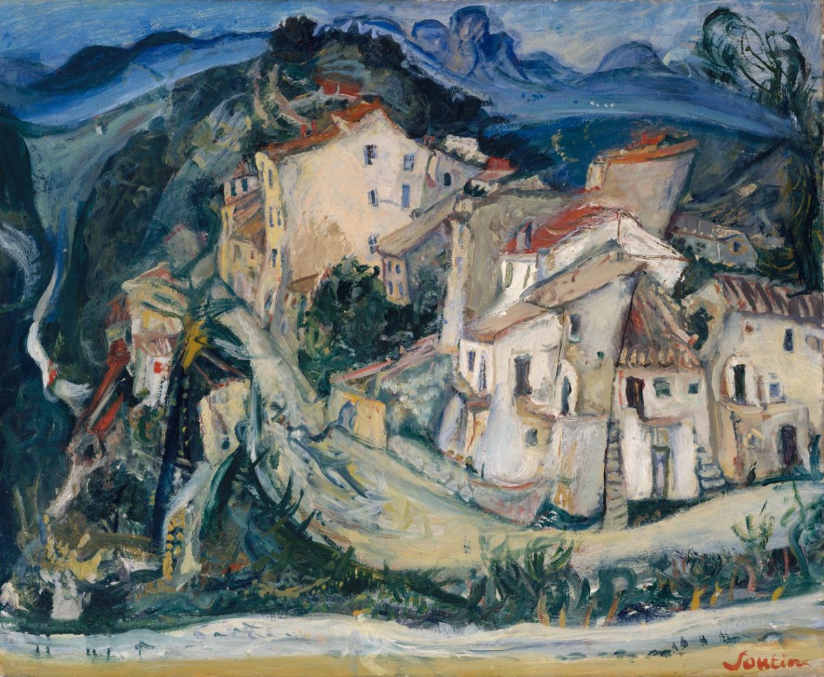 Vue de Cagnes, vers 1924-25 
