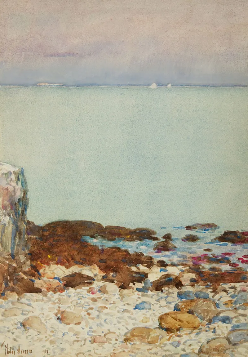 Marée basse, îles de Shoals (1903)