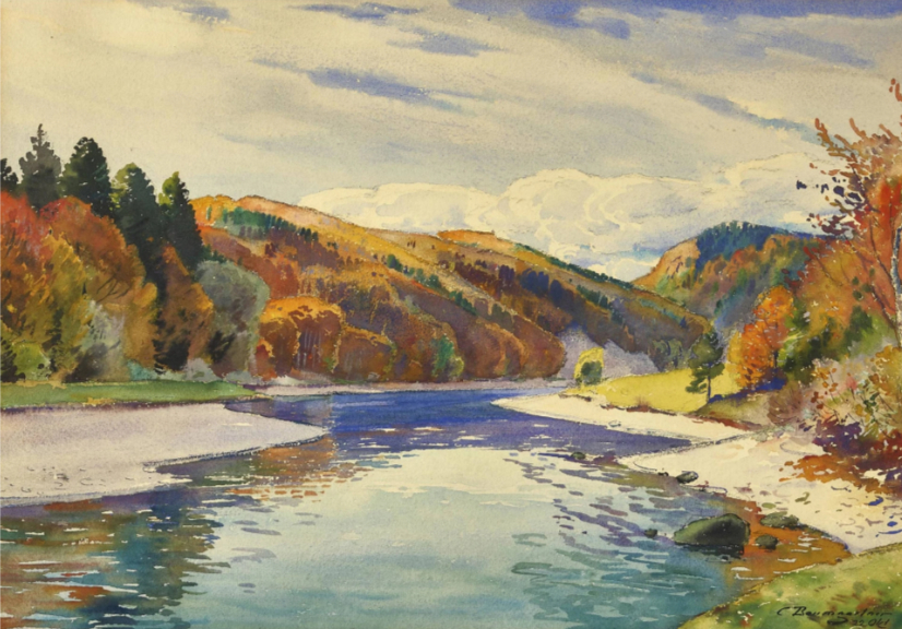 Automne au bord de l'Aar, 1922