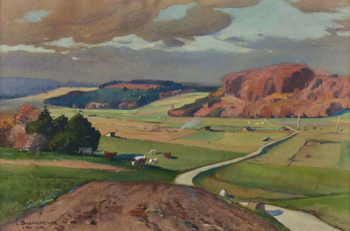 Paysage d'automne à Buchsee, 1905