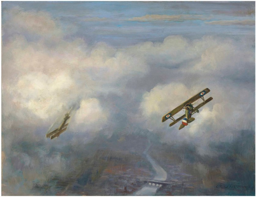 Combat de chiens, 1918-1919