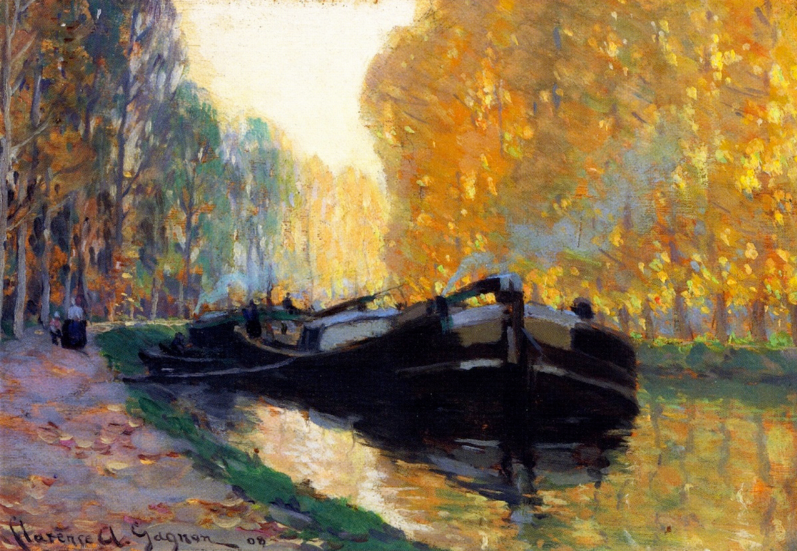 Bateau sur le canal, 1908