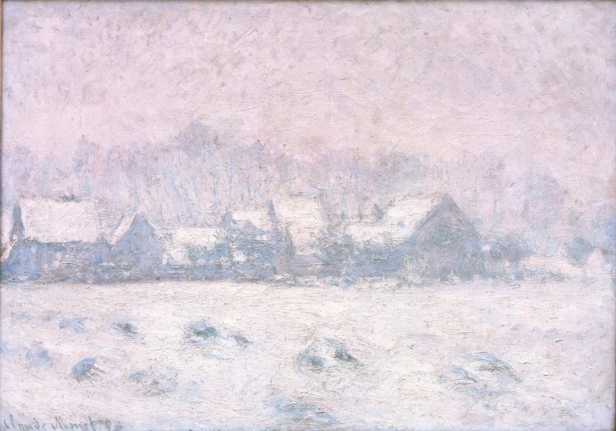 Effet de neige à Giverny, 1893