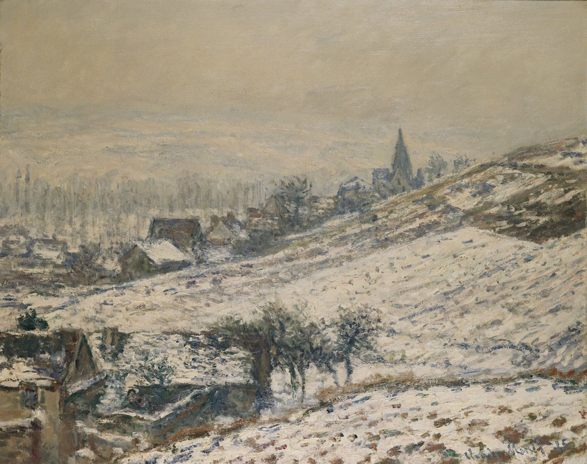 Hiver à Giverny, 1885 