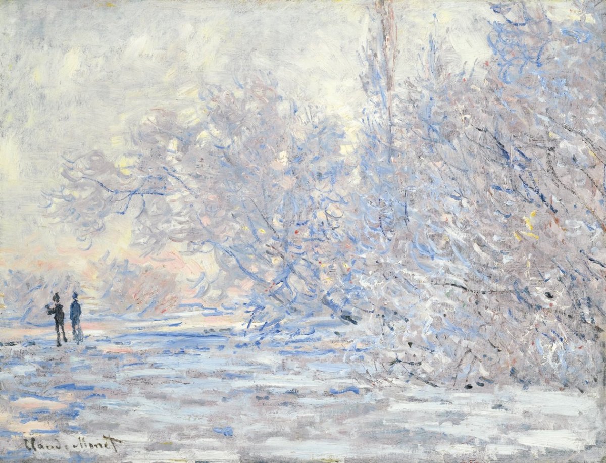 Le givre à Giverny, 1885