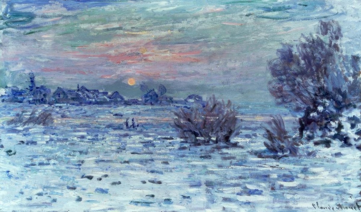 L'hiver sur la Seine, Lavacourt 