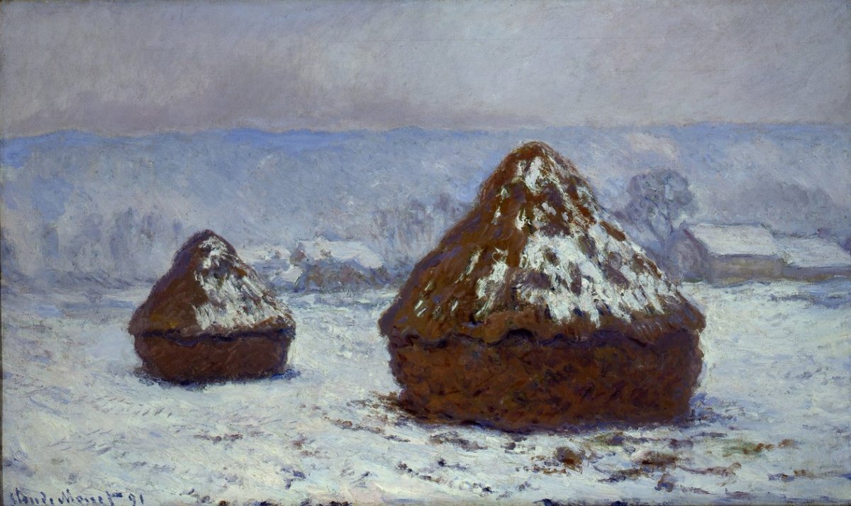 Meules, Effet de neige, 1891