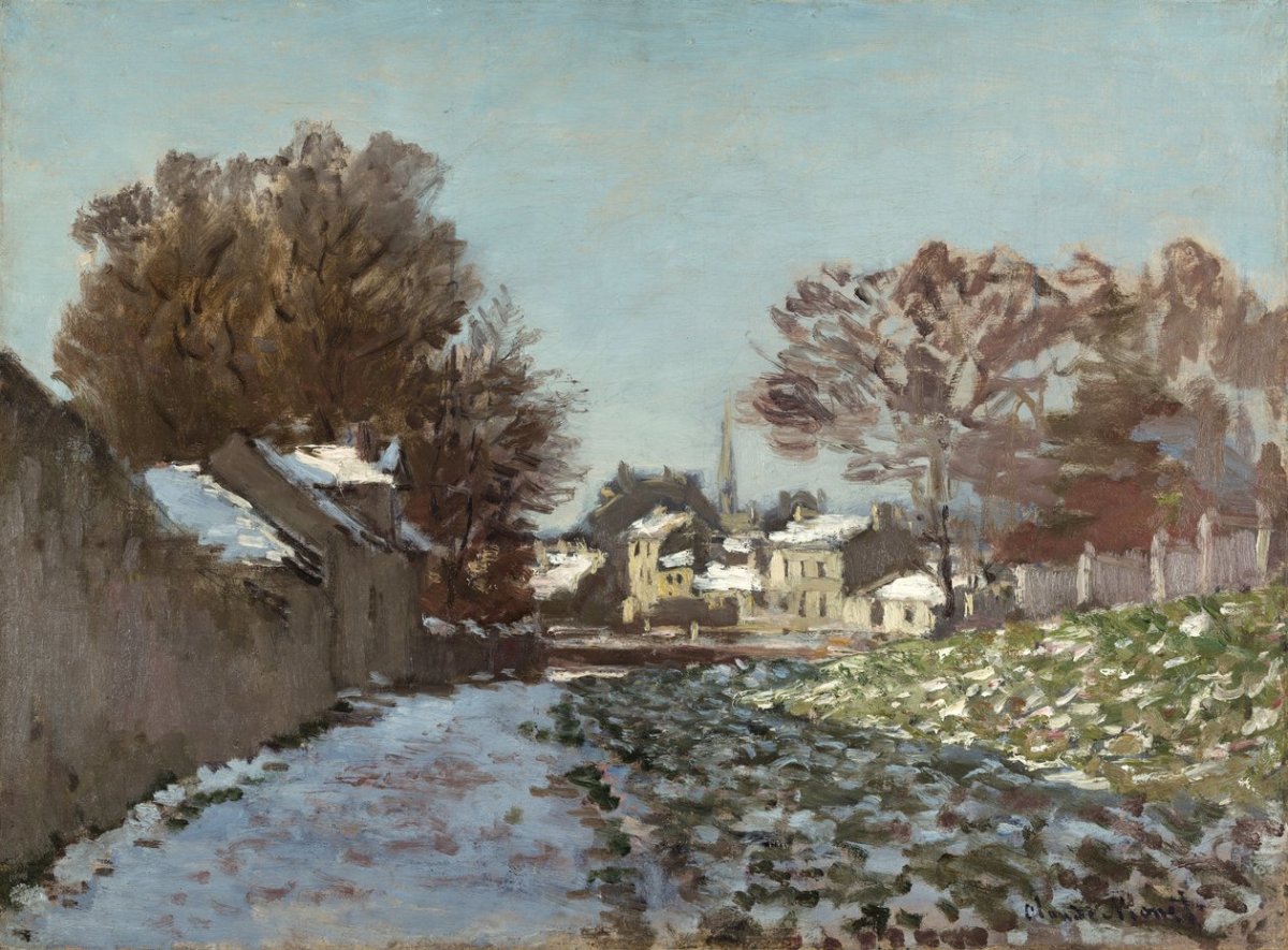Neige à Argenteuil, 1874