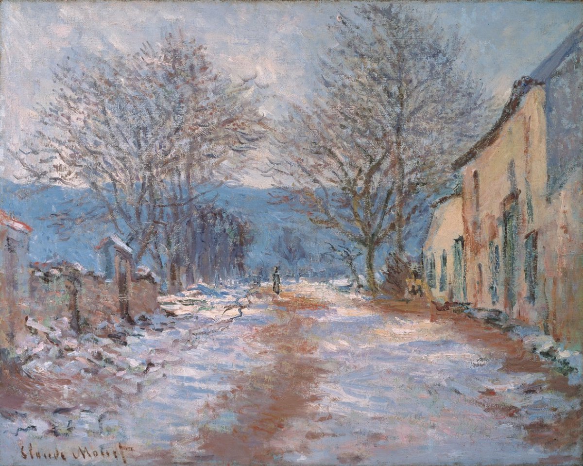 Neige à Limetz, 1886