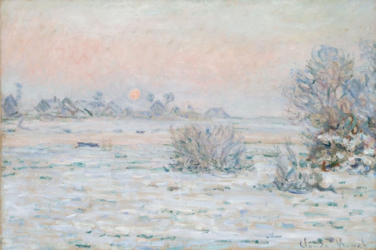 Soleil d'hiver à Lavacourt
