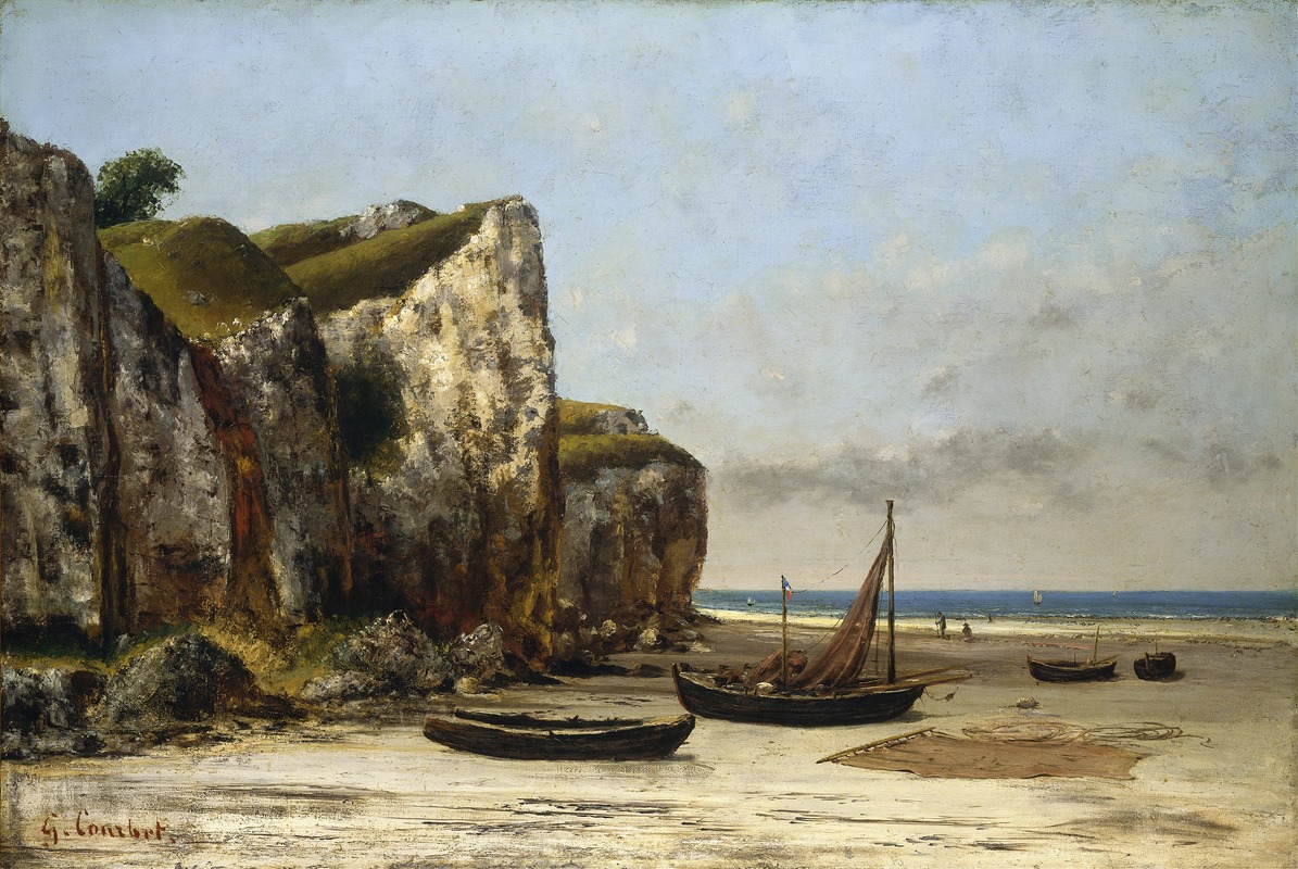  Plage en Normandie (vers 1872-1875)