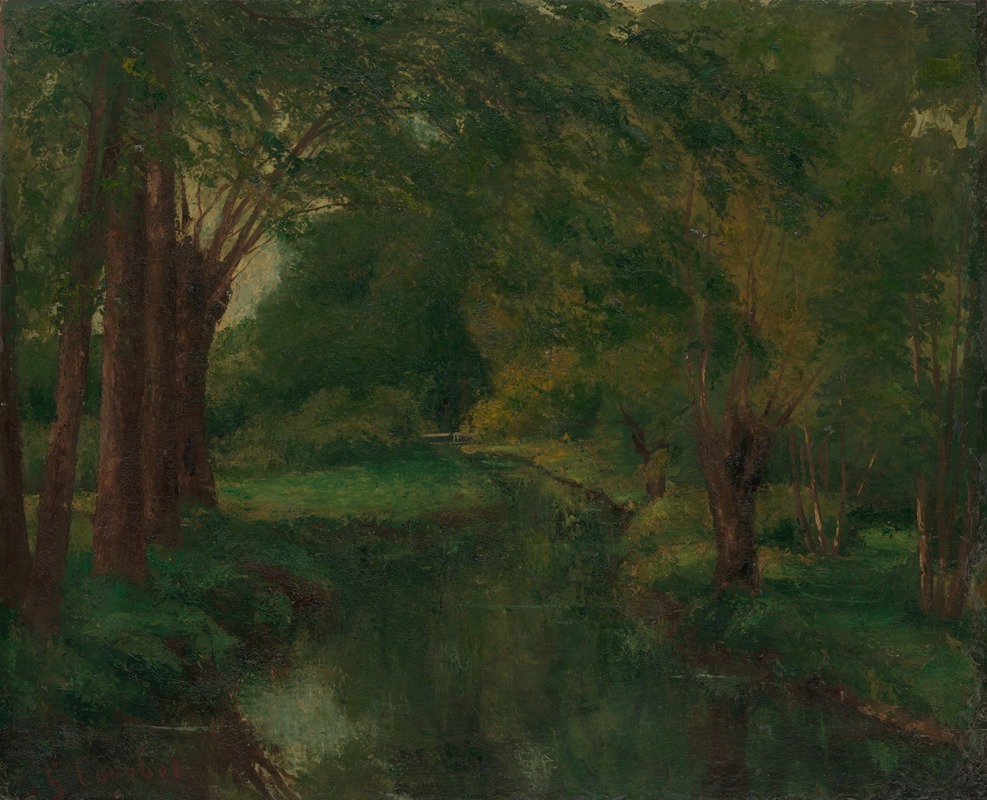 Un ruisseau dans une clairière (1862)
