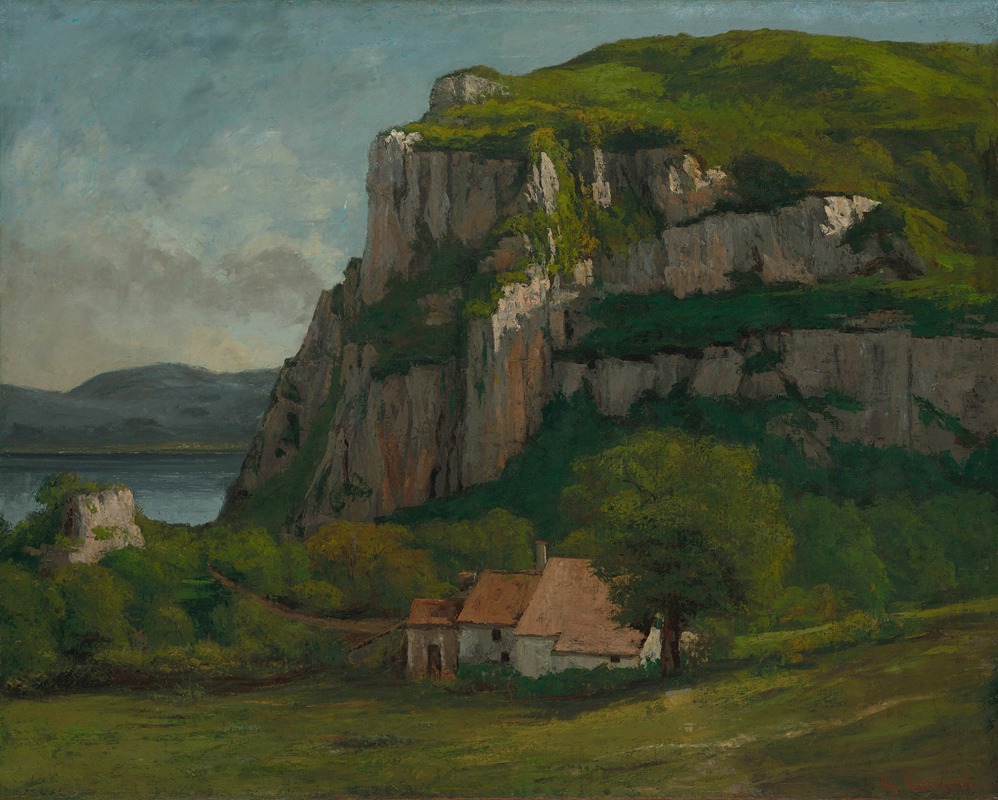 Le rocher de Hautepierre (vers 1869)