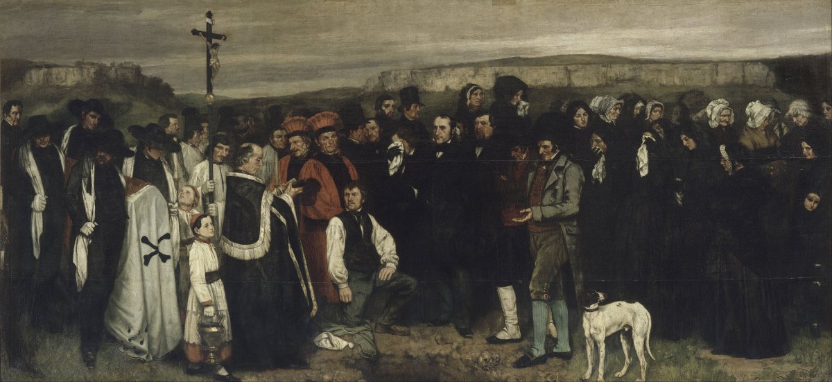 Un enterrement à Ornans (1850)