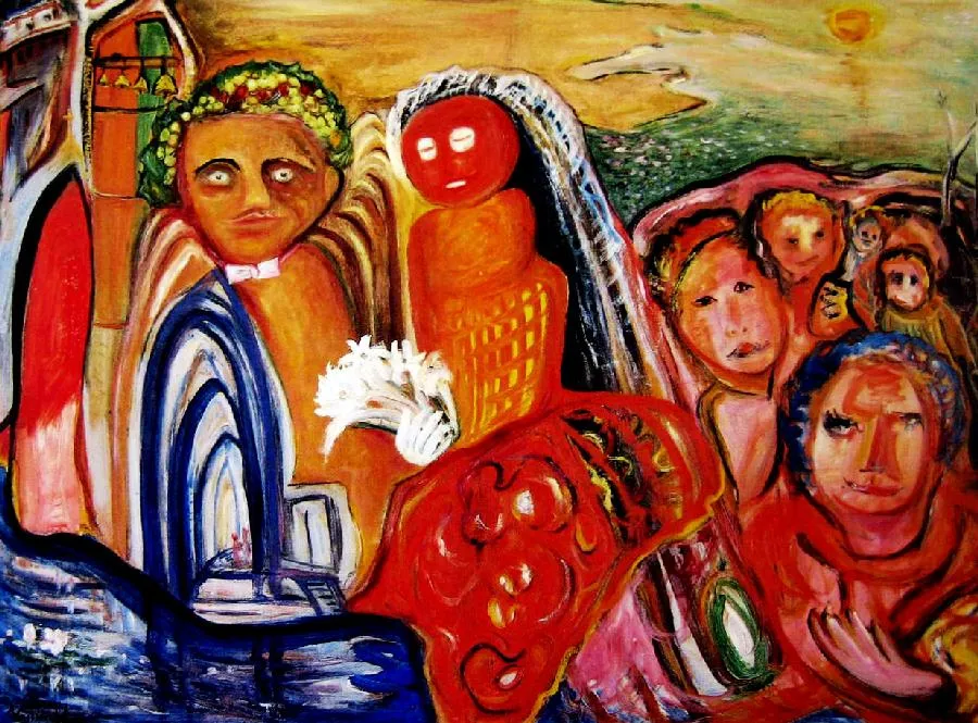 Le mariage, vers 1953