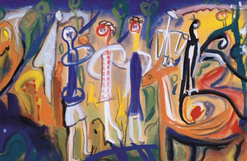 Les gens de la course, vers 1950