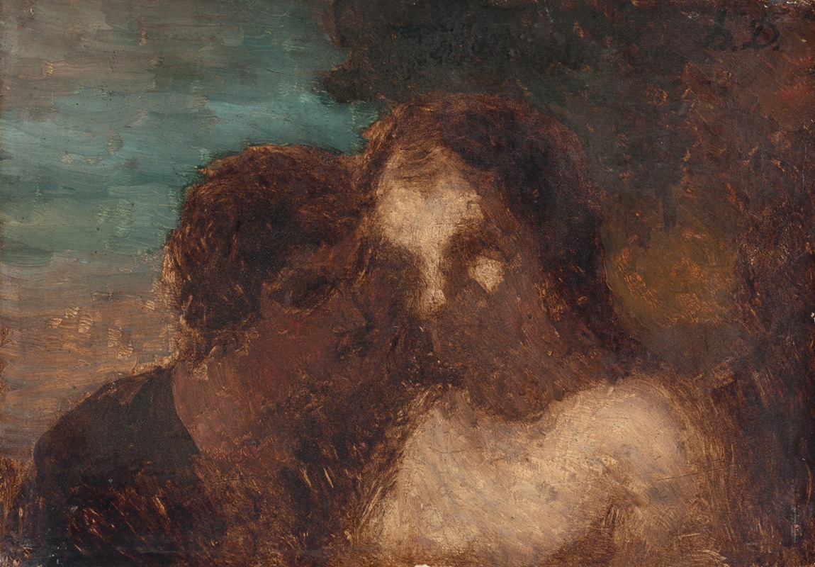  La confidence ou le baiser de Judas (1859)