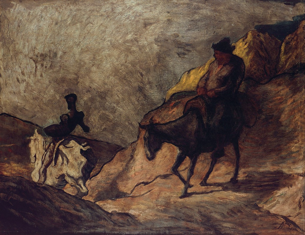 Don Quichotte et Sancho Pansa (1866 ou 1868)