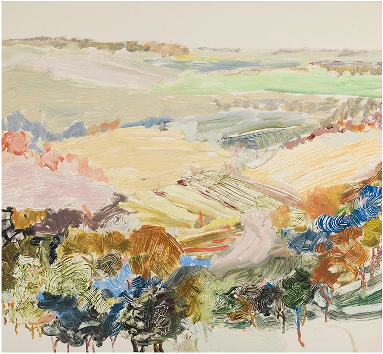 Champs de paille, daté de 1982