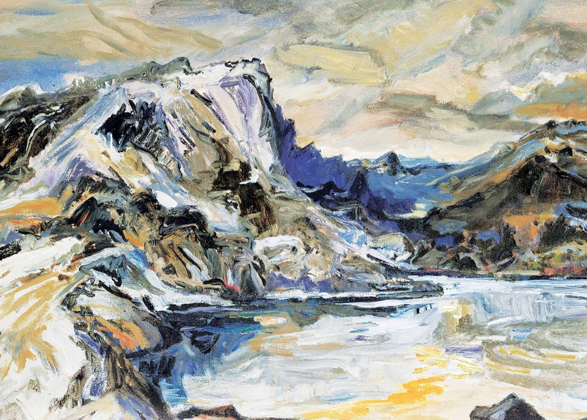 Rivage de Slim's menant au glacier, 1994